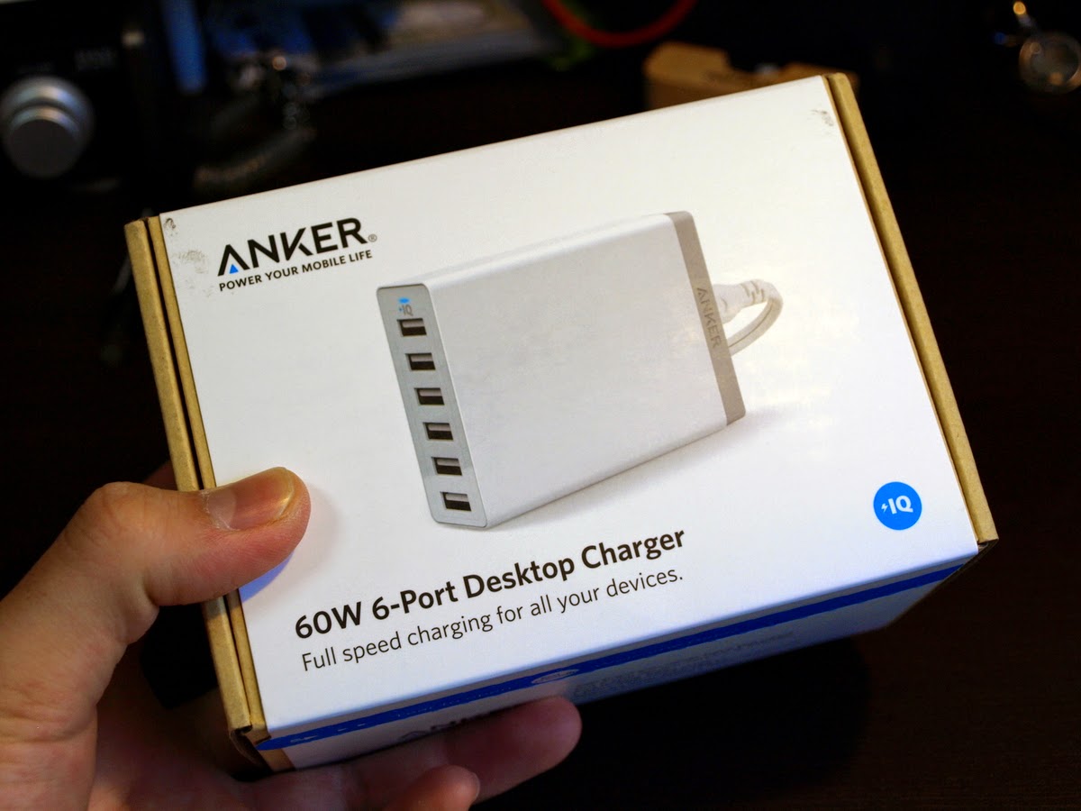 Anker 60W 6 ポート USB 急速充電器購入しますた