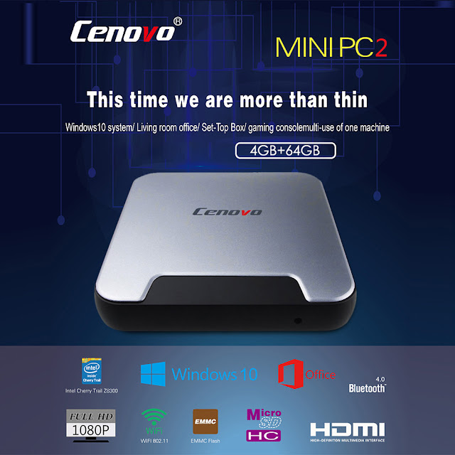オーディオ用サブPCに使えそうなミニPC”Cenovo Mini PC 2″が112ドル