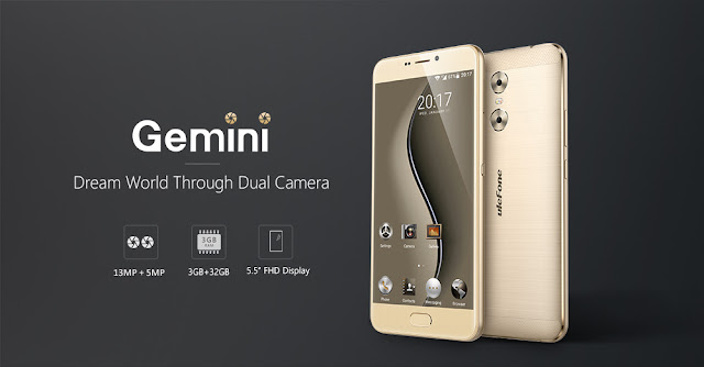 【Ulefone Gemini】1,300万画素のデュアルカメラ搭載端末、Ulefone Gemini登場！フルHDディスプレイも搭載した注目の端末です。