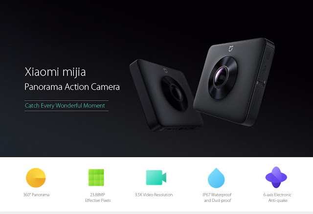 【Xiaomi Mi 360°】Xiaomiから2388万画素のパノラマ撮影に対応した全天球カメラMi 360°が登場！手ぶれ補正機能もついて買いです！