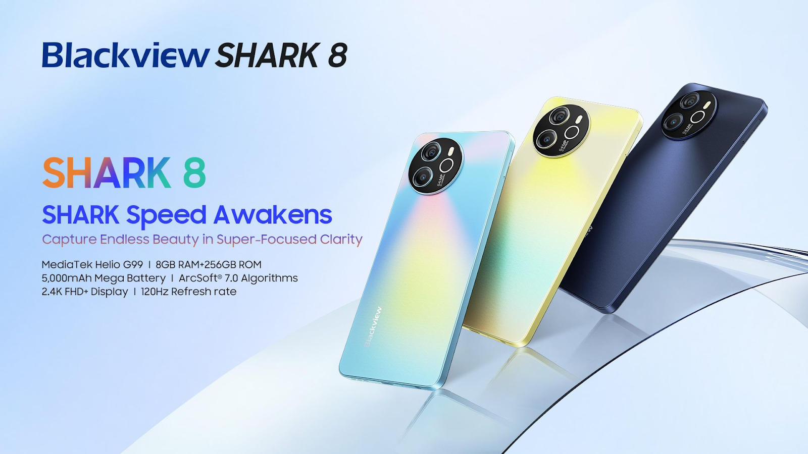 【Blackview Shark 8】MediaTek Helio G99に8GB RAM、120Hz駆動の2Kディスプレイ、6400万画素で99ドル。圧倒的な価格のBlackview Shark 8が登場【PR】