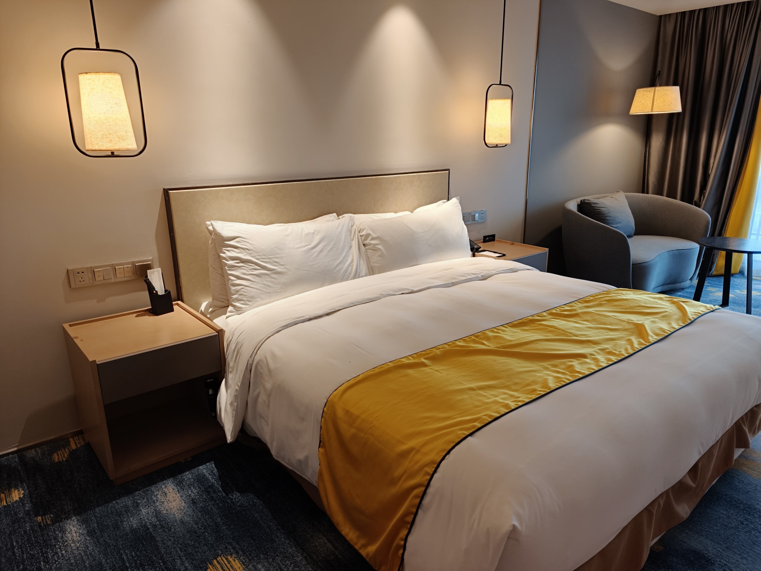 QUBE Hotel Shanghai Sanjiagangの客室