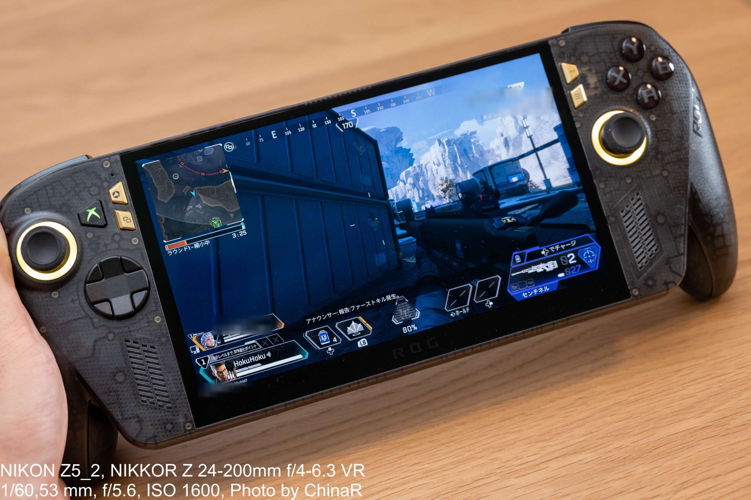 ROG XBOX Ally X20でApex Legendsの試合をプレイ
