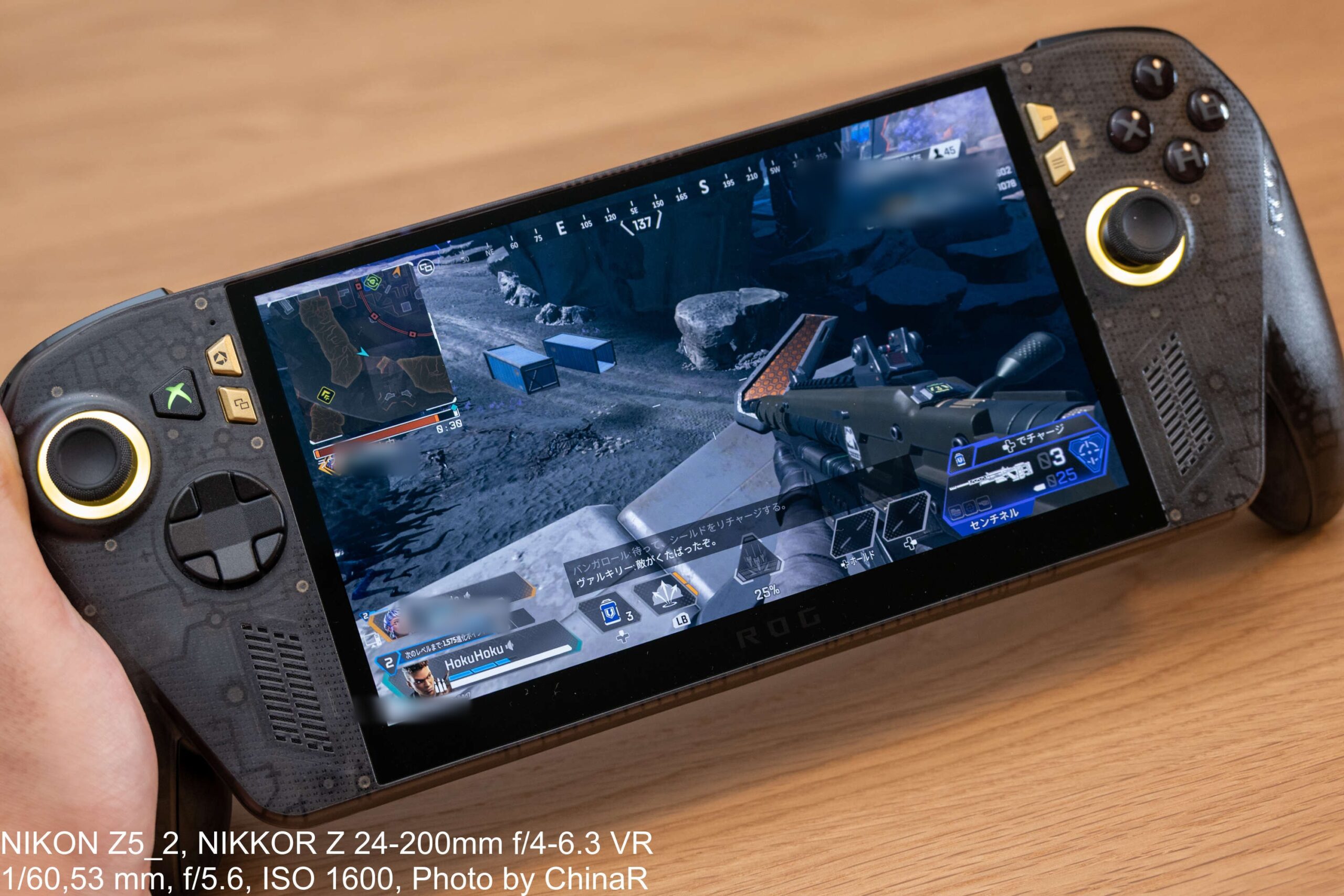 ROG XBOX Ally X20でApex Legendsの試合をプレイ
